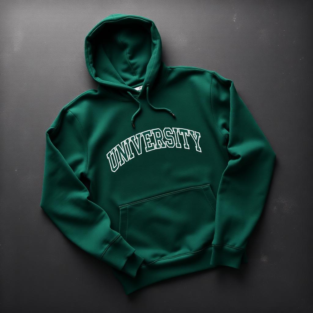 Moletom verde com design personalizado